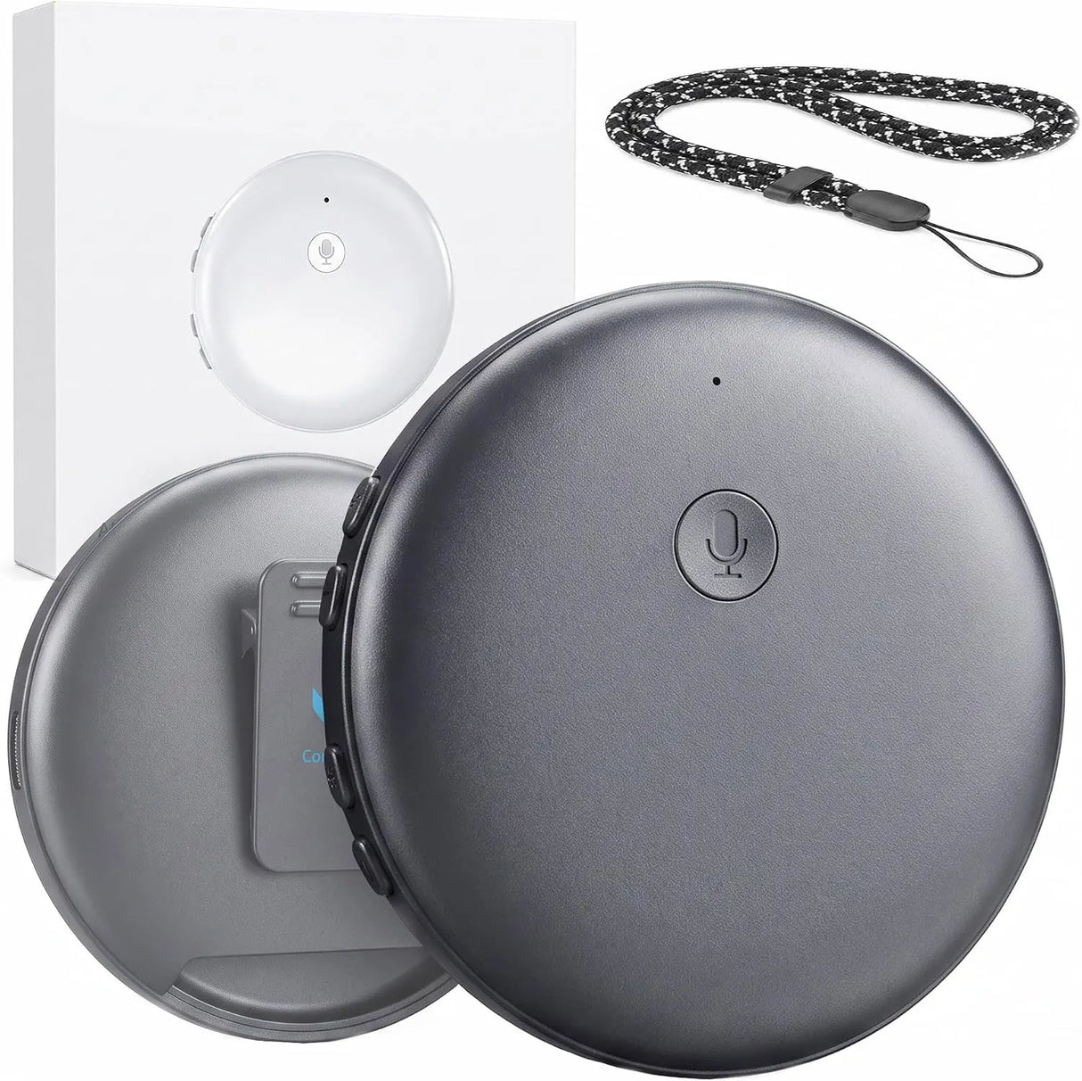 π AI Wearable Translator β 165+ Language Two-Way Voice Translation Device, Real-Time AI Language Translator with Smart Learning, Bluetooth Connectivity for Travel, Work & Everyday Conversations