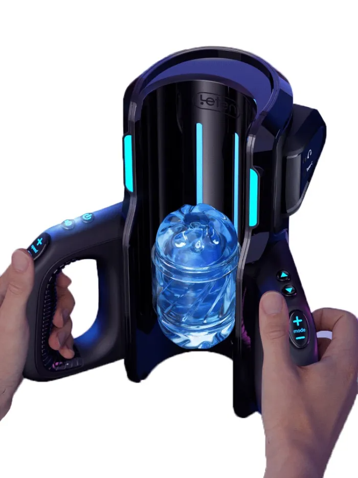 Leten Cannon King Pro 10 Thrusting High-Speed Motor Automatic Men Sex Toys with Handle