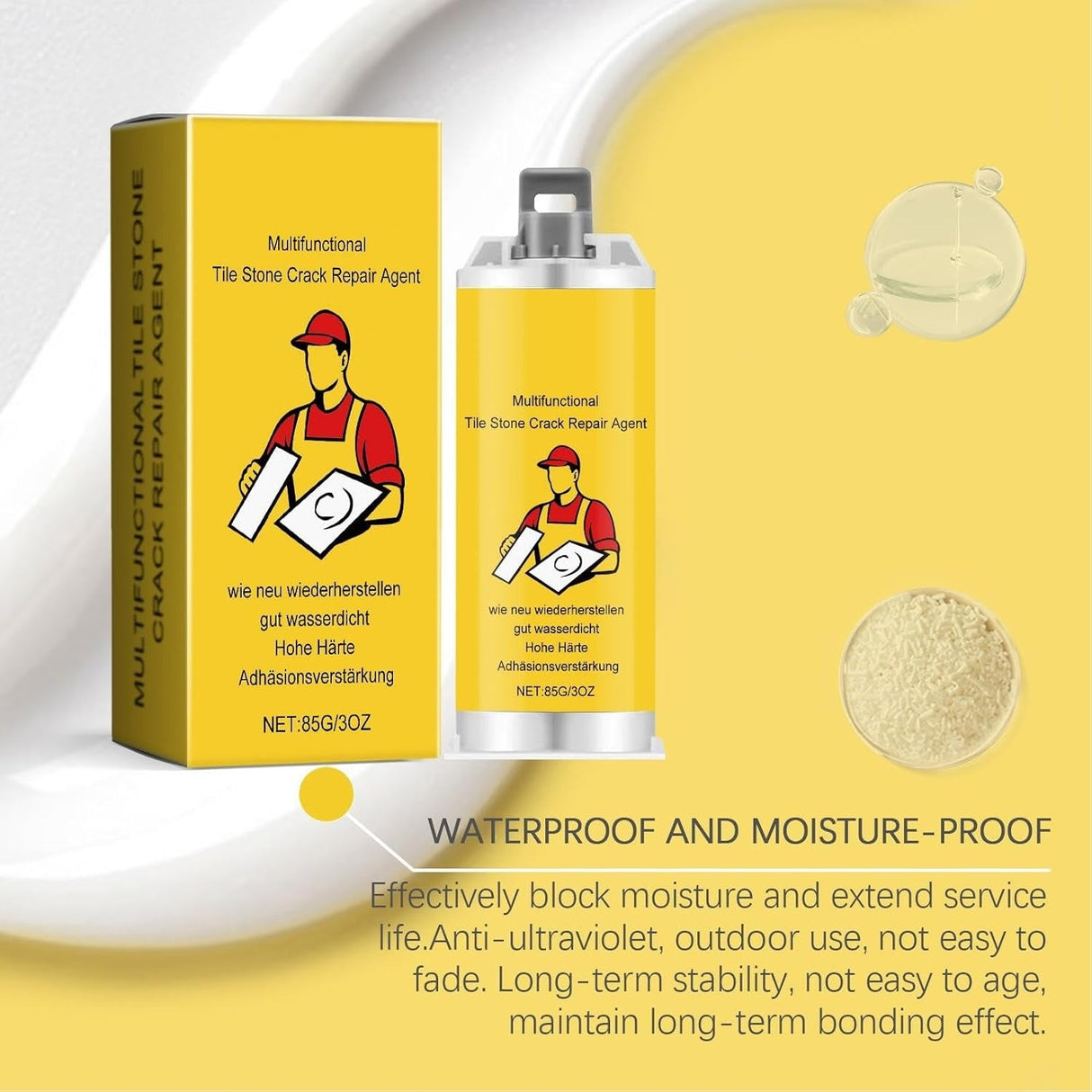 🧱 BUY 1 GET 1 FREE! ✨Tile & Stone Crack Repair Kit