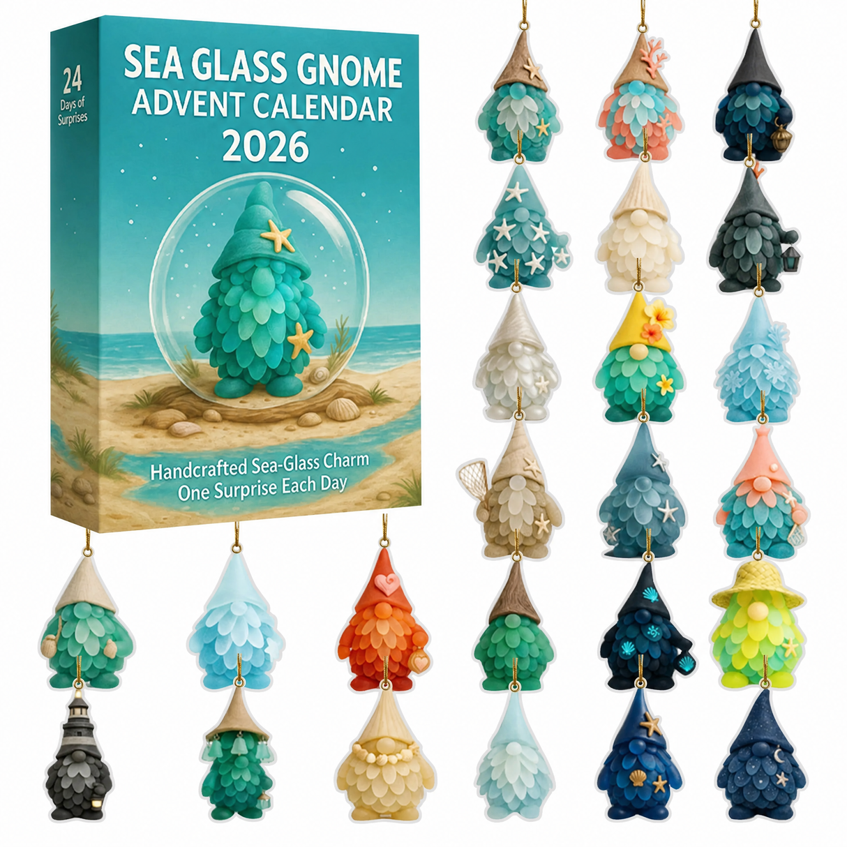🌊🧝♂️Sea Glass Gnome Advent Calendar 2026