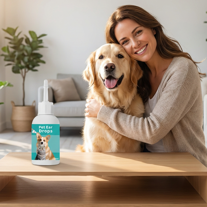 Gentle Pet Ear Cleaner Drops 2 Pack