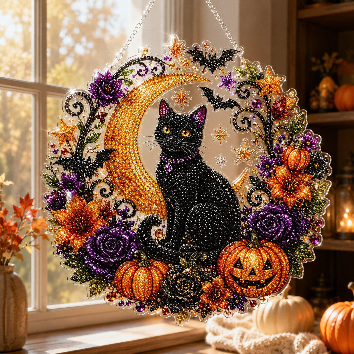 DIY Diamond Art Suncatcher Ornament Kit