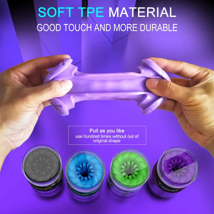 Double Openings Textured Male Stroker Toy