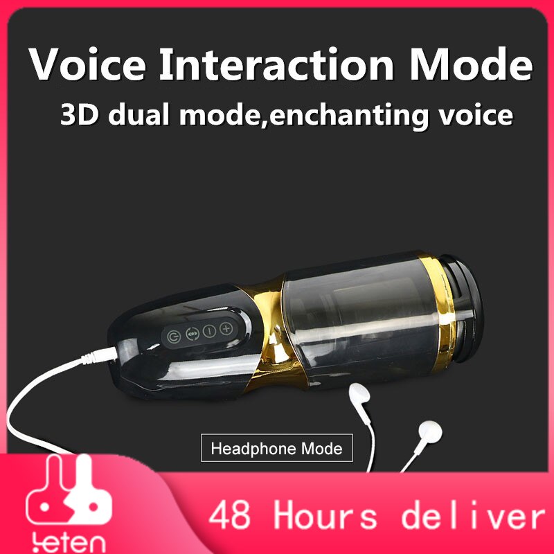 New Men's Automatic Piston Rotating Masturbator