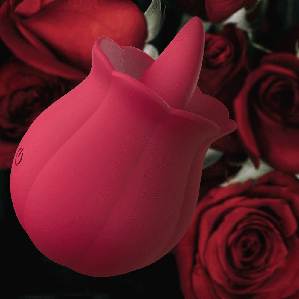 Rose Petal Vibrator | Tongue Vibrator  Clitoris Stimulator