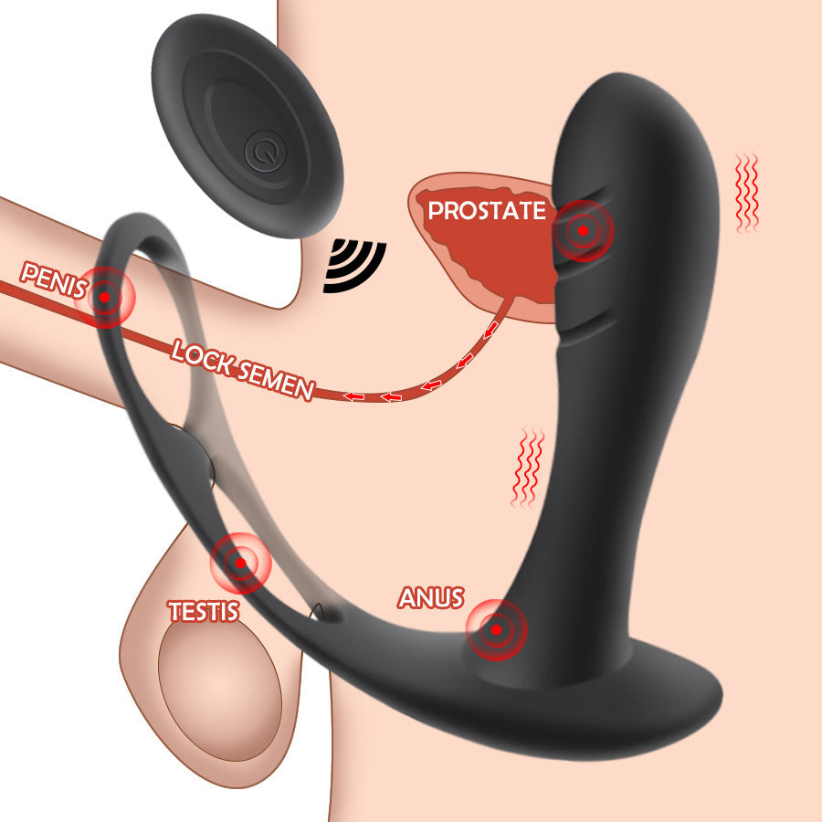 Showeggs 10 Vibration Speeds Thrusting Prostate Massager with Heating Function & Perineum Massage