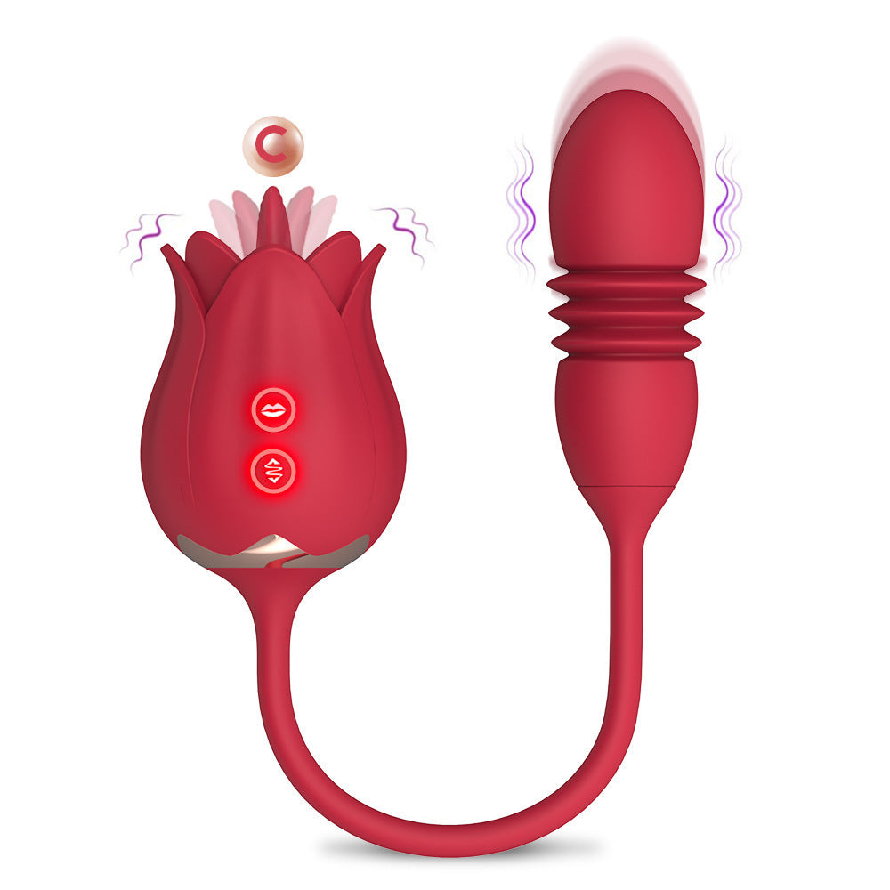 Rose Vibration Tongue Vibrator Egg Vibrator Thrusting Vibrators