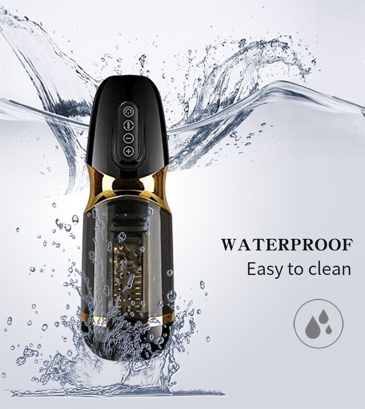 New Men's Automatic Piston Rotating Masturbator