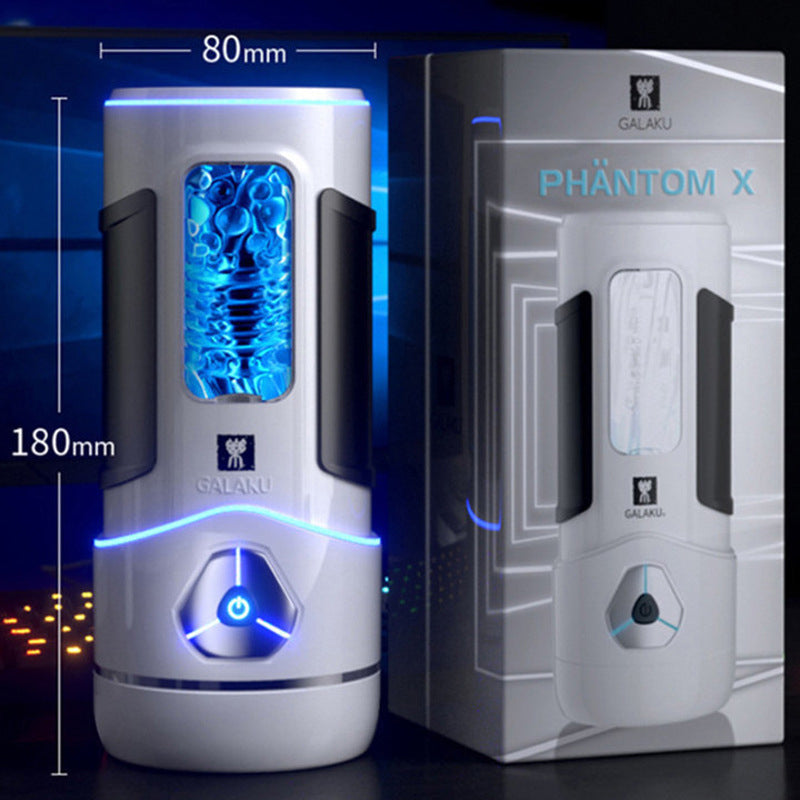 Phantom X 20 Vibrations Male Masturbator with App Control, Heating Function & Bluetooth Connectivity