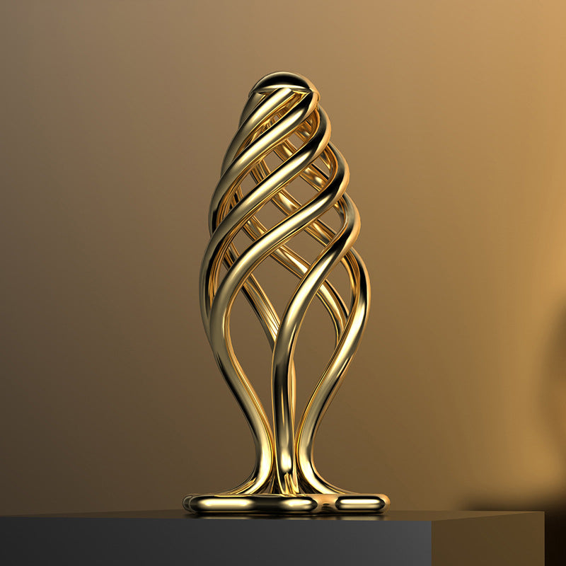 Men's Metal Hollow Anal Plug