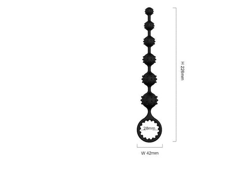 Black Butt Plug - Large Butt Plugs | 6 Silicone Butt Plugs | Vibrating Butt Plugs