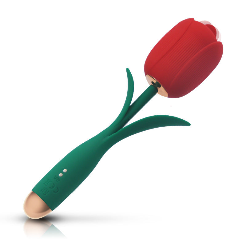 8 Frequency Vibration + 5 Frequency Tongue Licking Masturbator