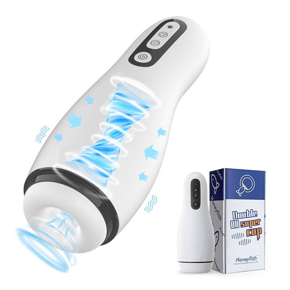Multifunctional Fully Automatic Masturbation Cup Smart Heating Blowjob