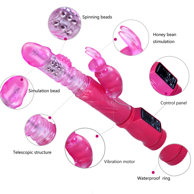 Rabbit Vibrators and Rotating Telescopic Dildo | Shake Dildo-4