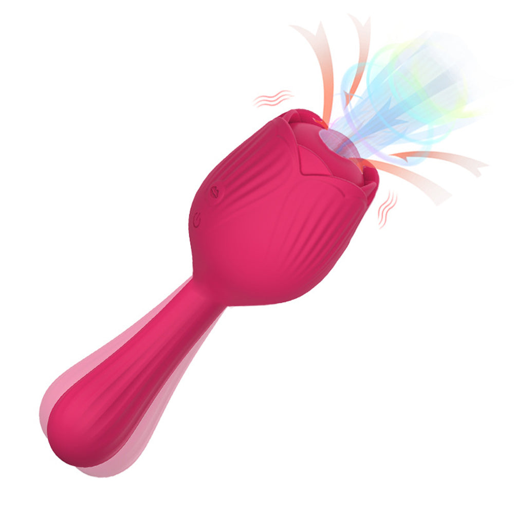 Rose Vibrator Female Masturbator Sucking Nipple Vibrator