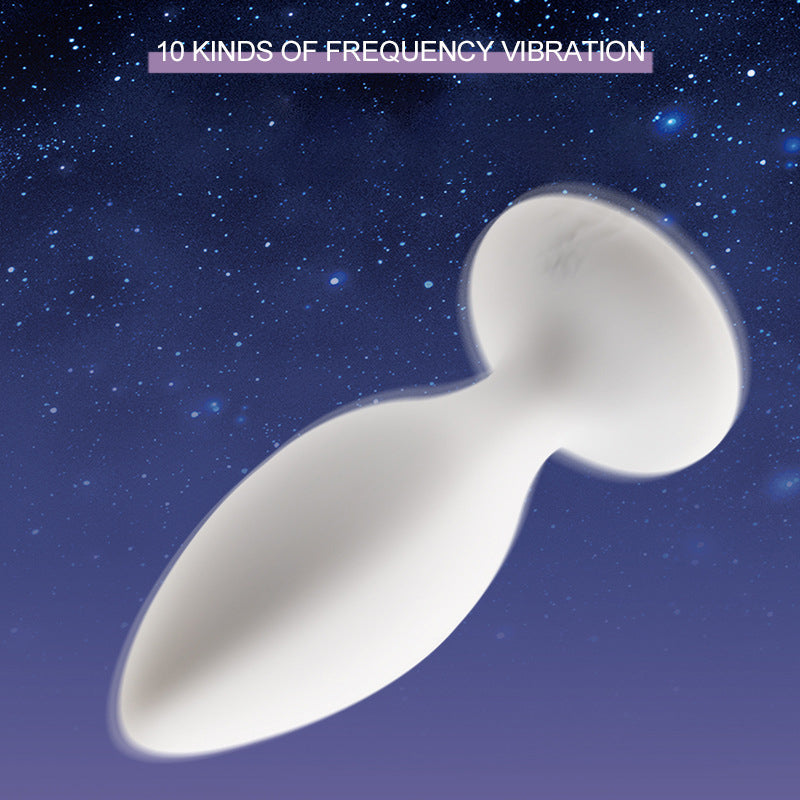 Silicone Back Court 10 Frequency Vibration Anal Plug