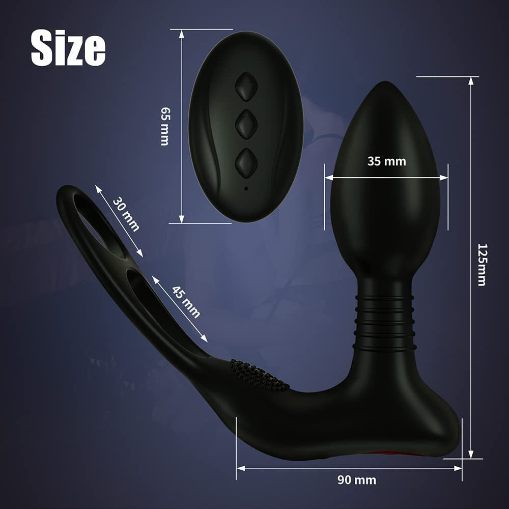 Prostate Massage 10 Frequency Vibrator Anal Plug