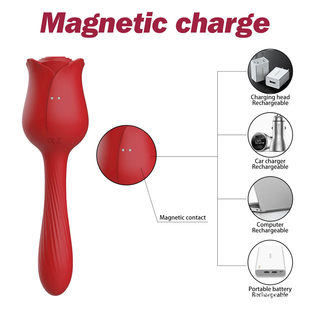 Rose OrgasmMasturbationG VibratorTeaseJumpVibrator