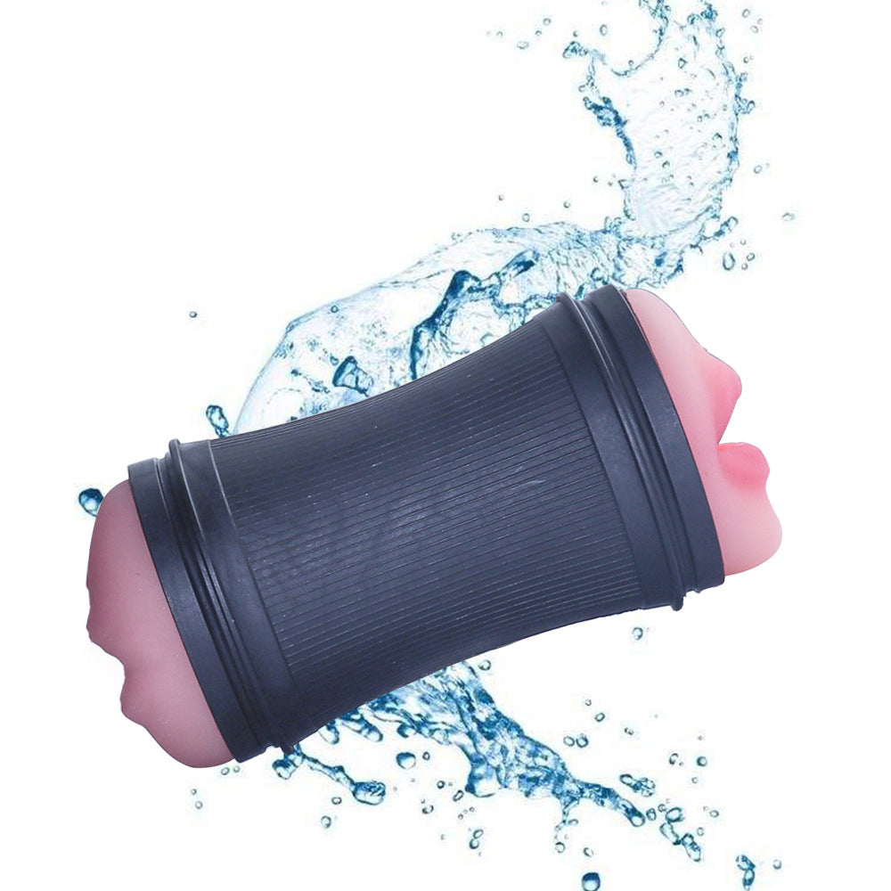 Double Head Blowjob Simulator - Vacuum Silicone Best Pocket Pussies-1