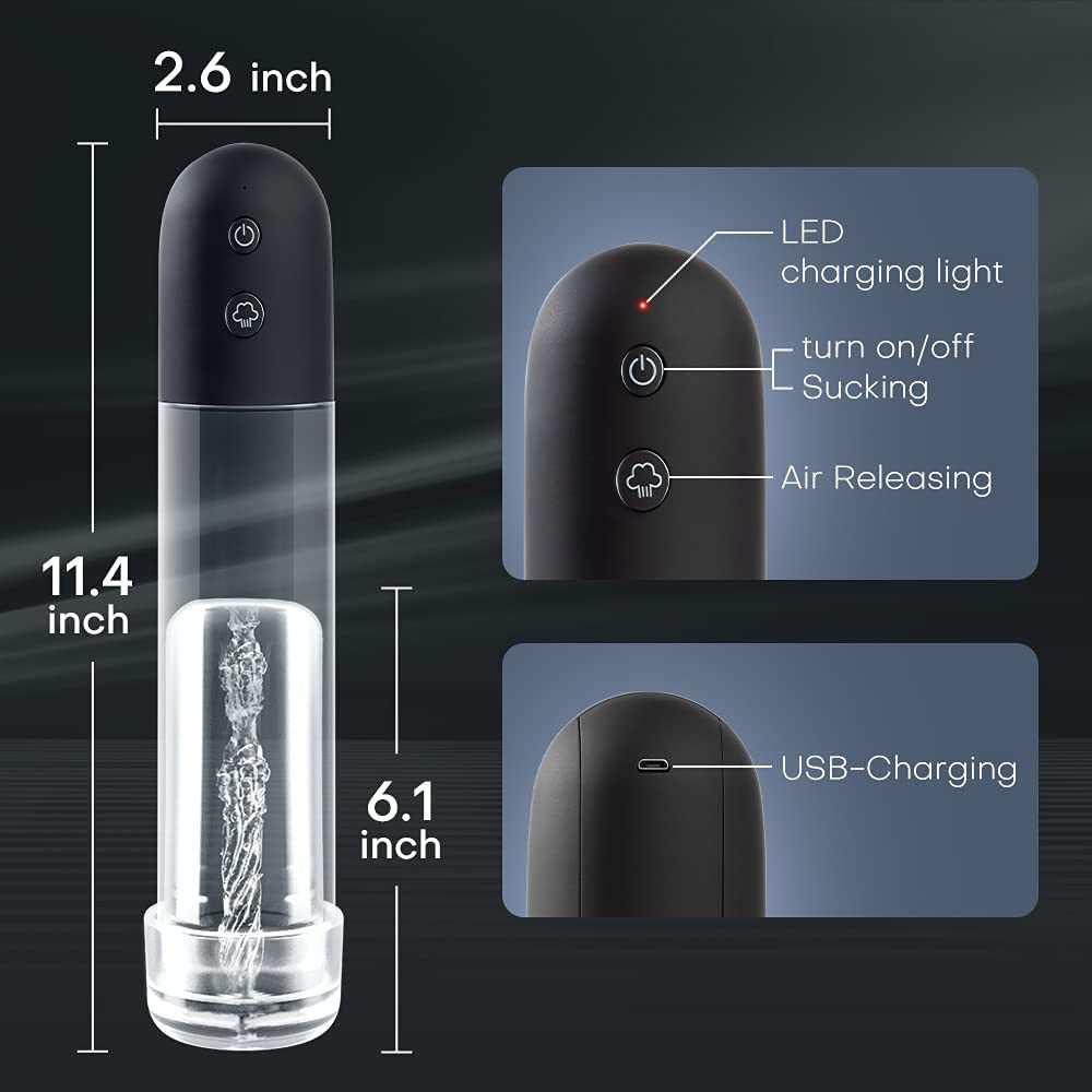 Penis Stimulation and Enhancement Training Vacuum Pump