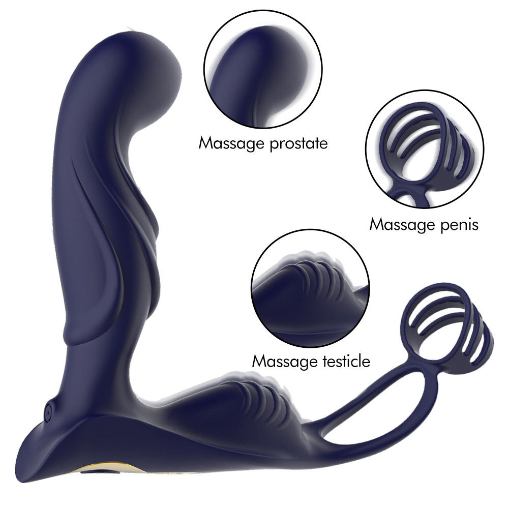 Prostate Massager Remote Control Male Anal Plug Trainer