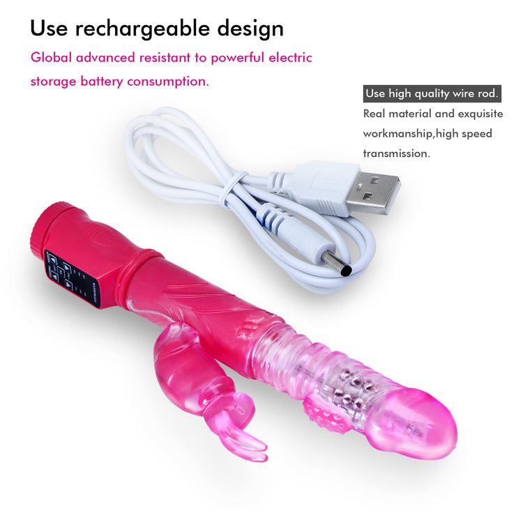 Rabbit Vibrators and Rotating Telescopic Dildo | Shake Dildo-5