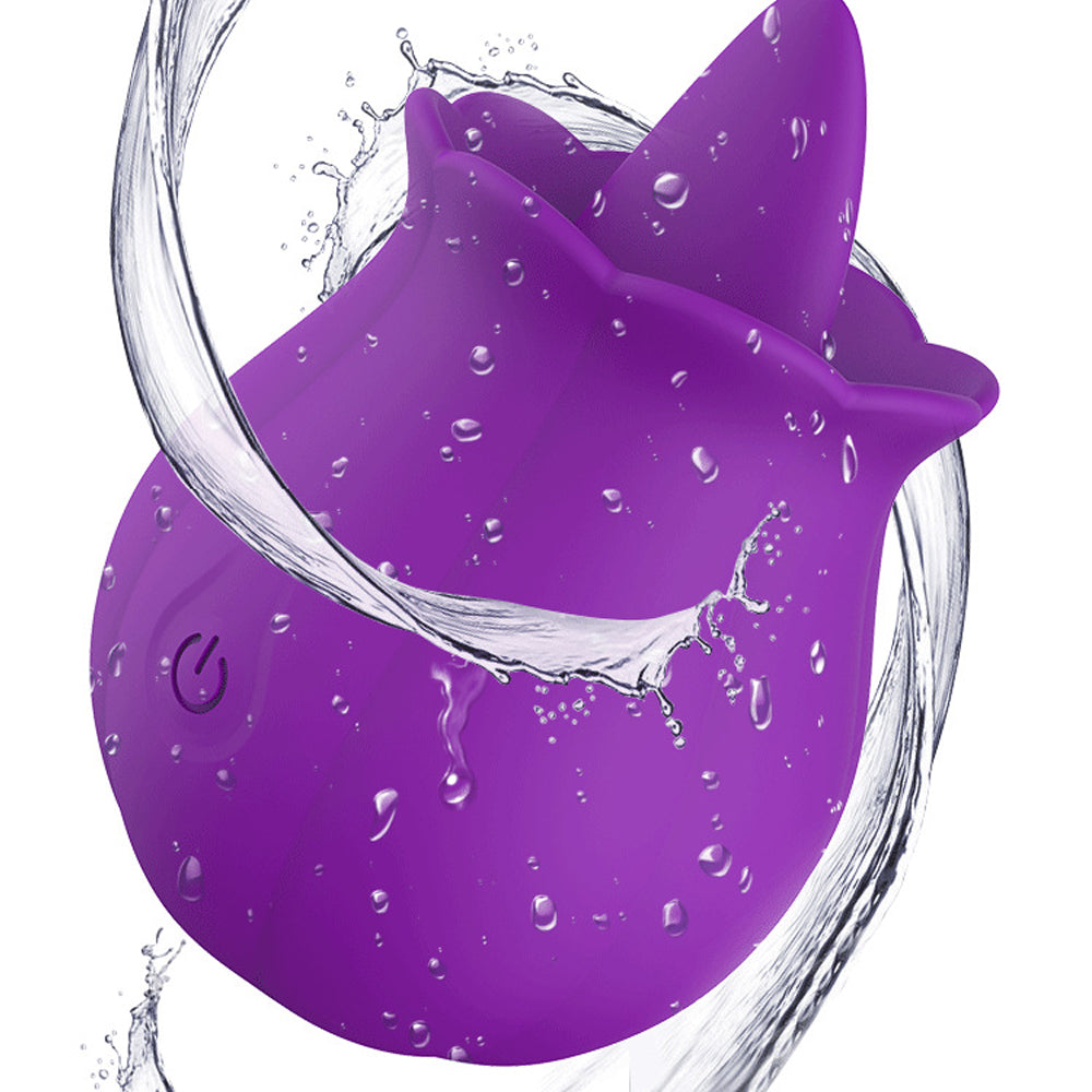 Rose Petal Vibrator | Tongue Vibrator  Clitoris Stimulator