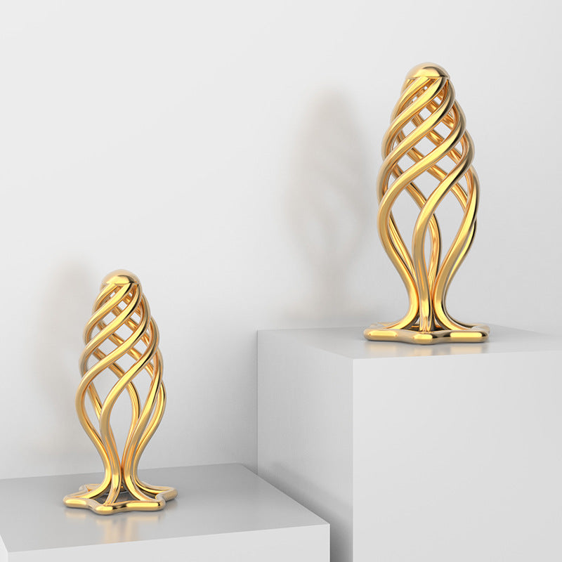 Men's Metal Hollow Anal Plug