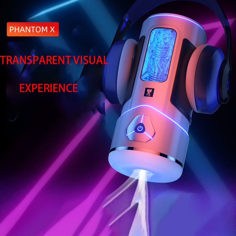 Phantom X 20 Vibrations Male Masturbator with App Control, Heating Function & Bluetooth Connectivity