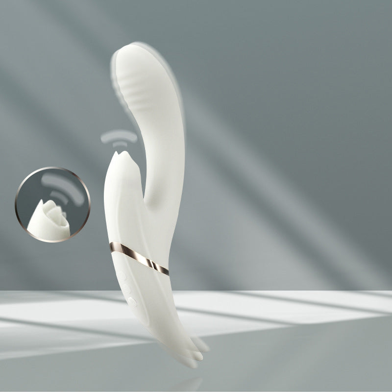 Purple Dildo | Allovers Thrusting Dildo Vibrating Suction Tongue Vibrator