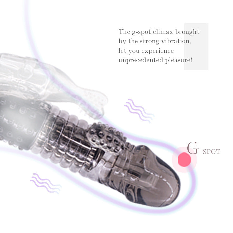 Telescoping Dildo - Allovers Dildo Rotatable Thrusting Vibrator