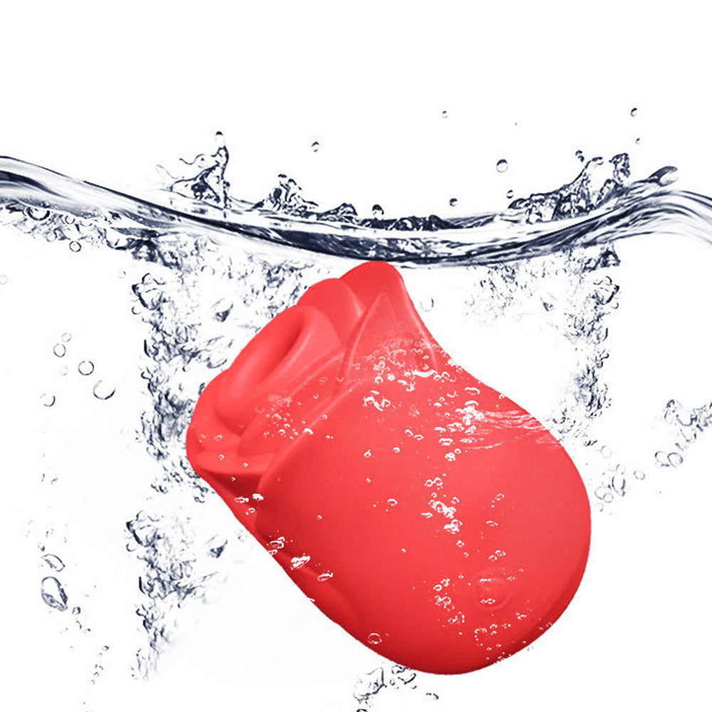 Rose Tongue Vibrator Female Masturbation Clitoral Stimulator Vibrator Rose