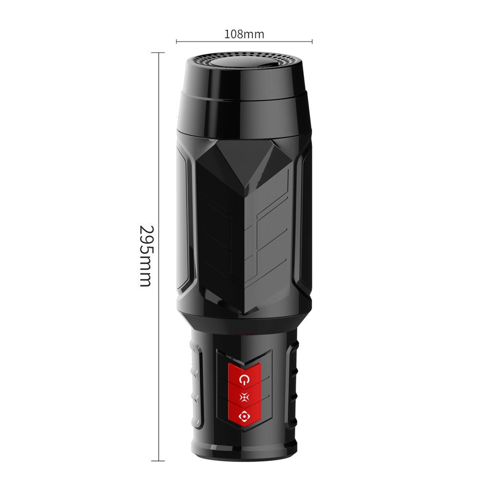 Portable Masturbation Cup Telescopic Vibration Sound Blow Job Simulator