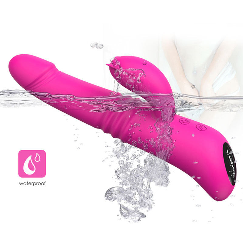 Telescoping Dildo for Women Thrusting Vibrator Allovers Dildos