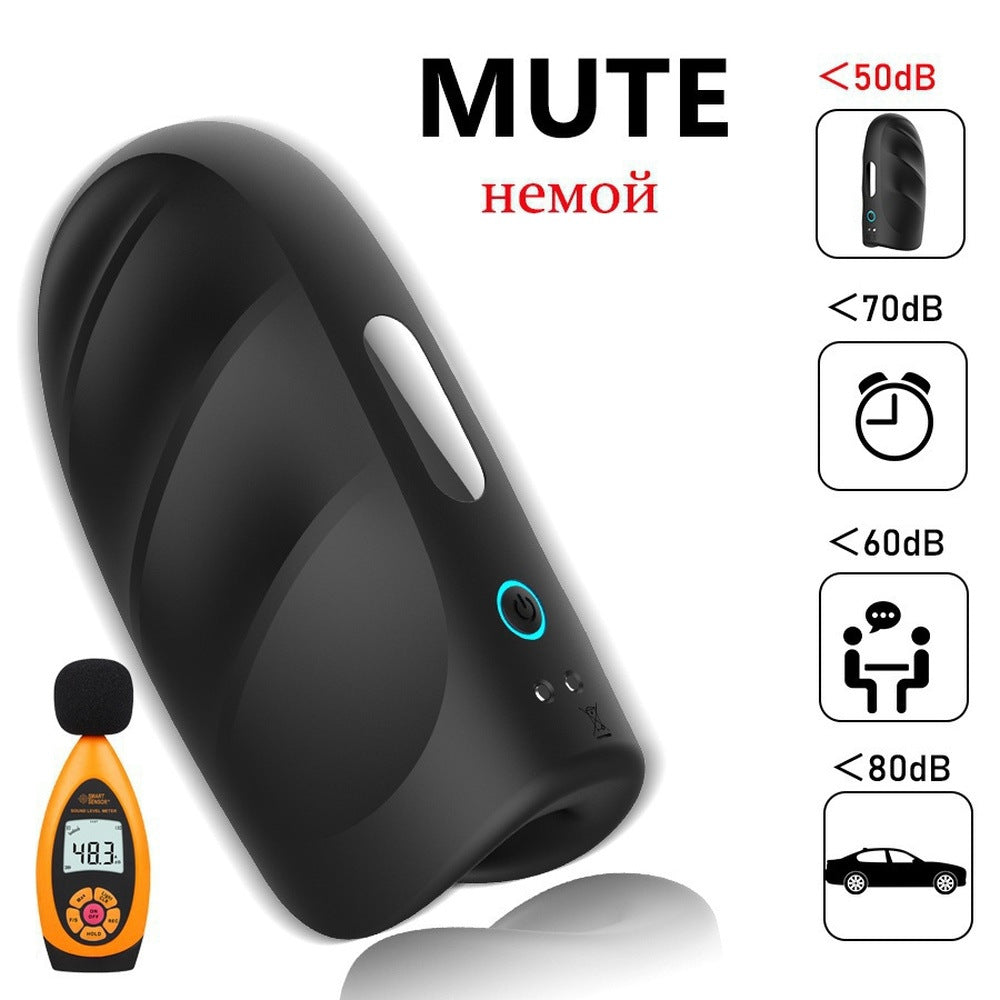 Black Warrior II 10 Frequency Clip Suction Vibration Masturbation Cup-6