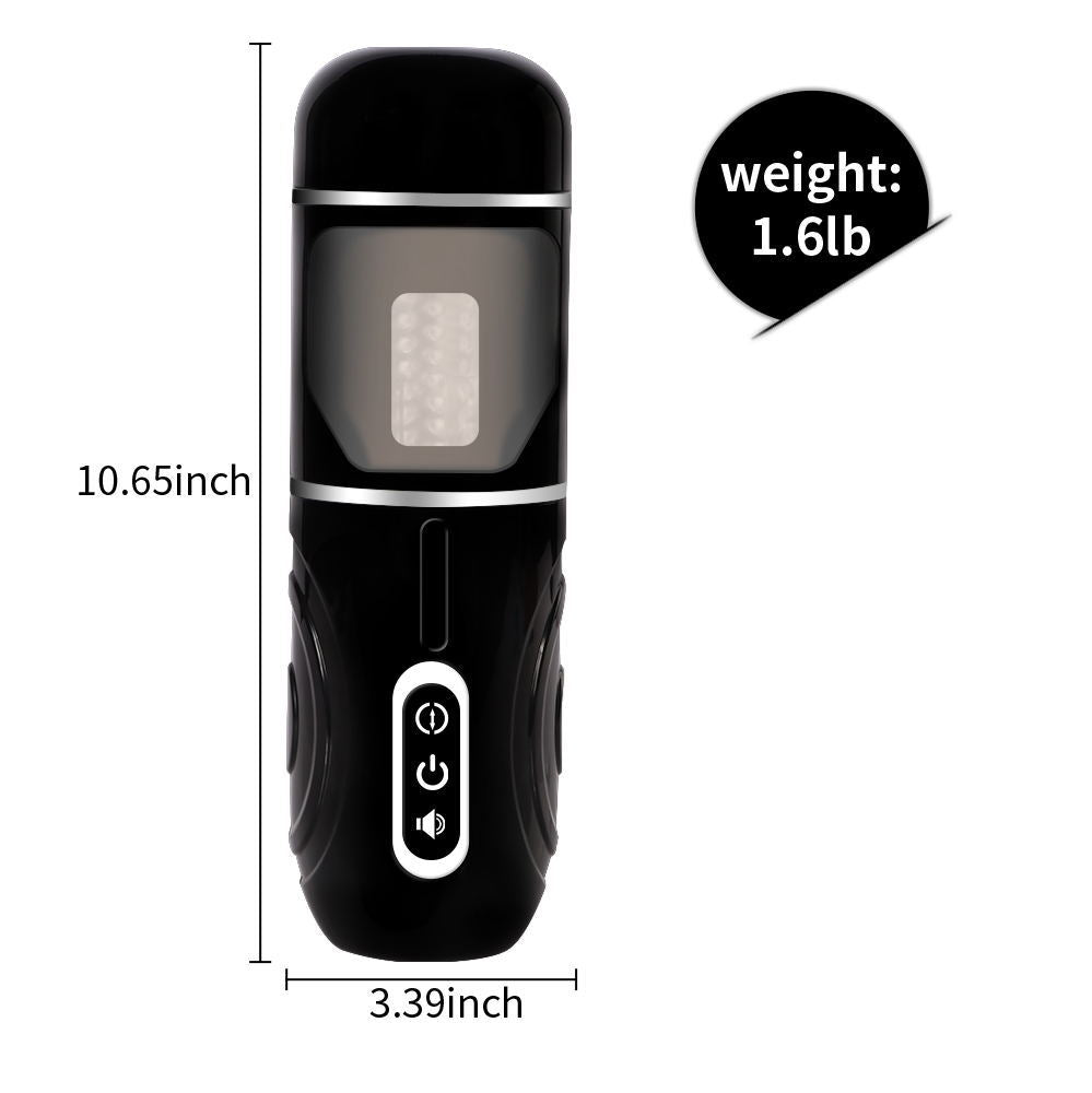 Showeggs 7 Thrusting & Rotation Male Masturbator with Suction Cup for Sturdy Solo Play