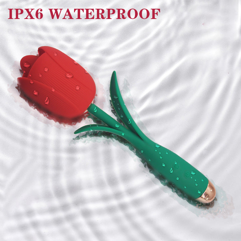 8 Frequency Vibration + 5 Frequency Tongue Licking Masturbator