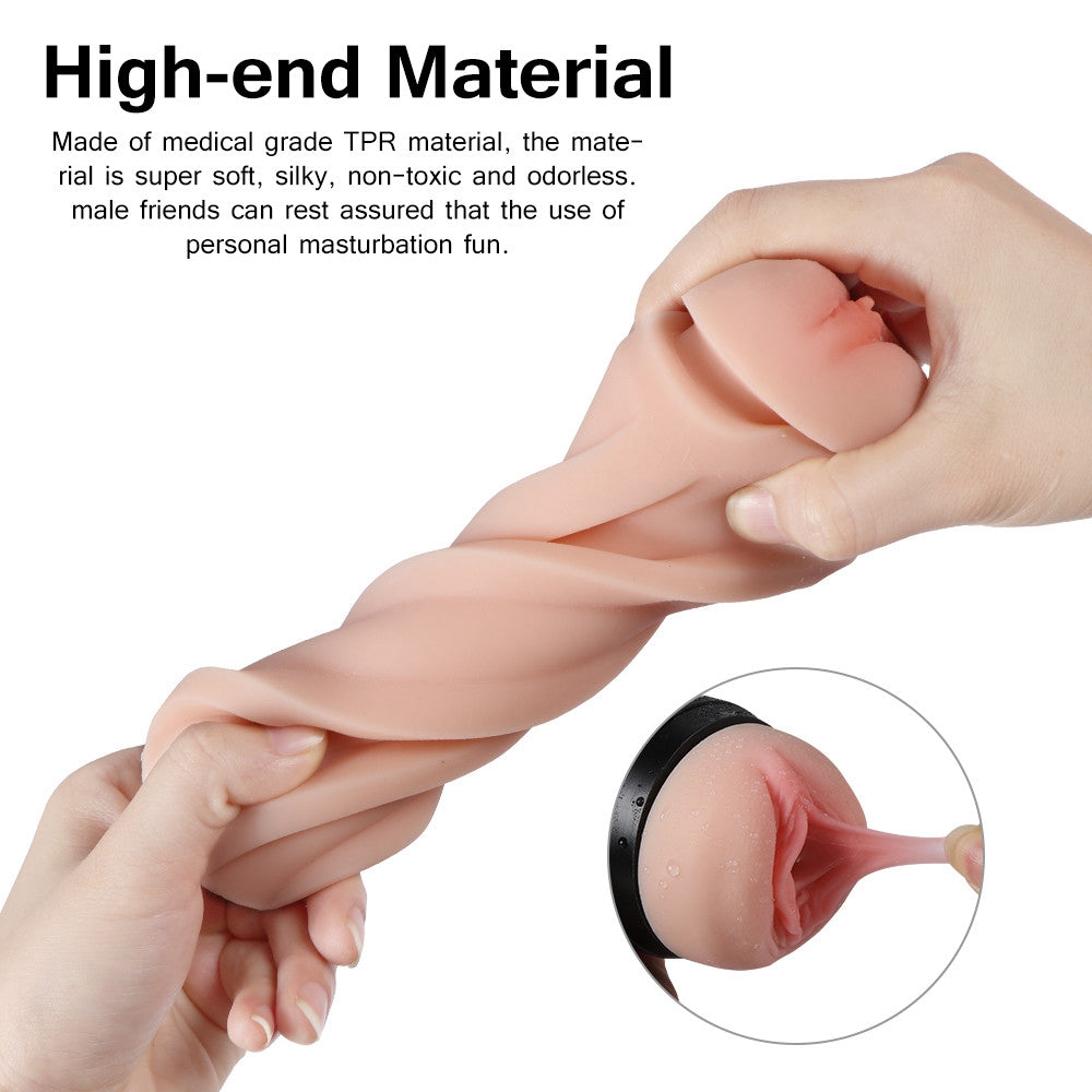 Electric Beer Bottle Masturbator Cup Wired Remote Control Blowjob Toy-7