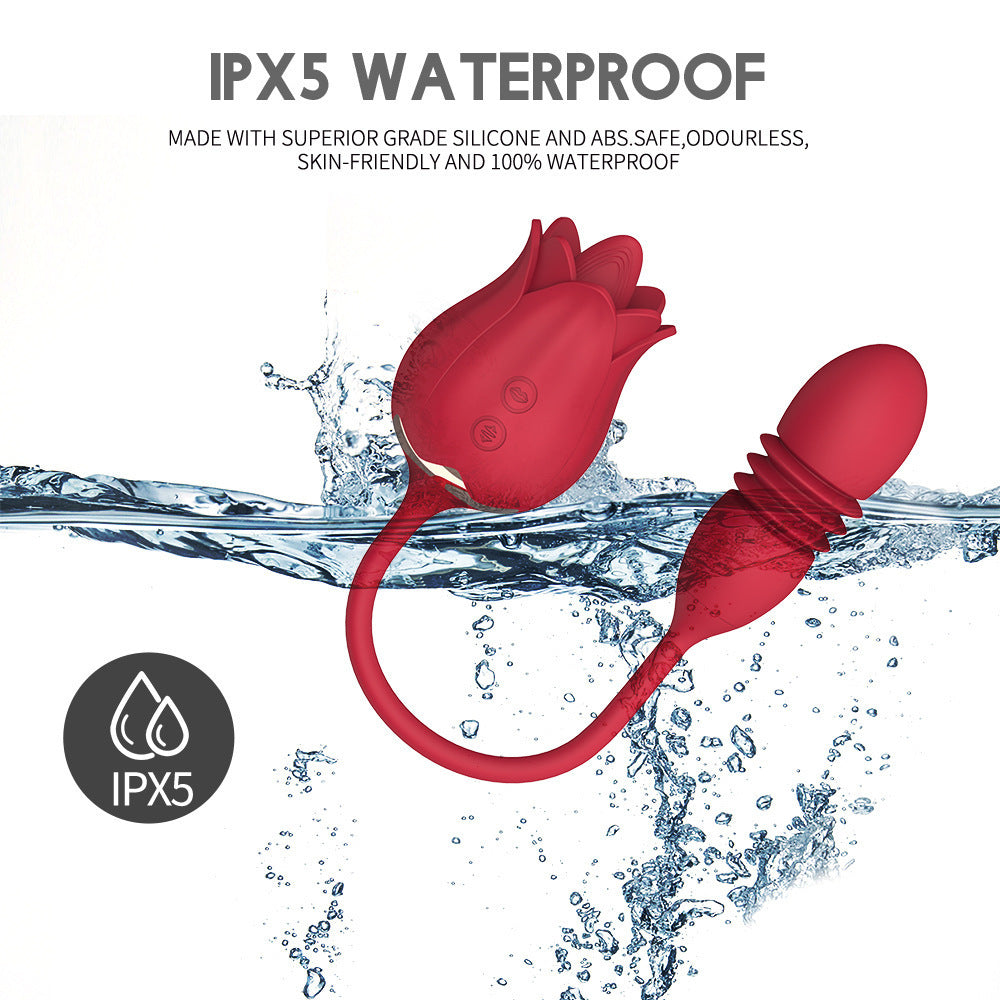 Rose Vibration Tongue Vibrator Egg Vibrator Thrusting Vibrators