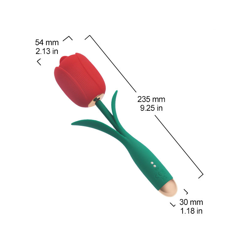 8 Frequency Vibration + 5 Frequency Tongue Licking Masturbator