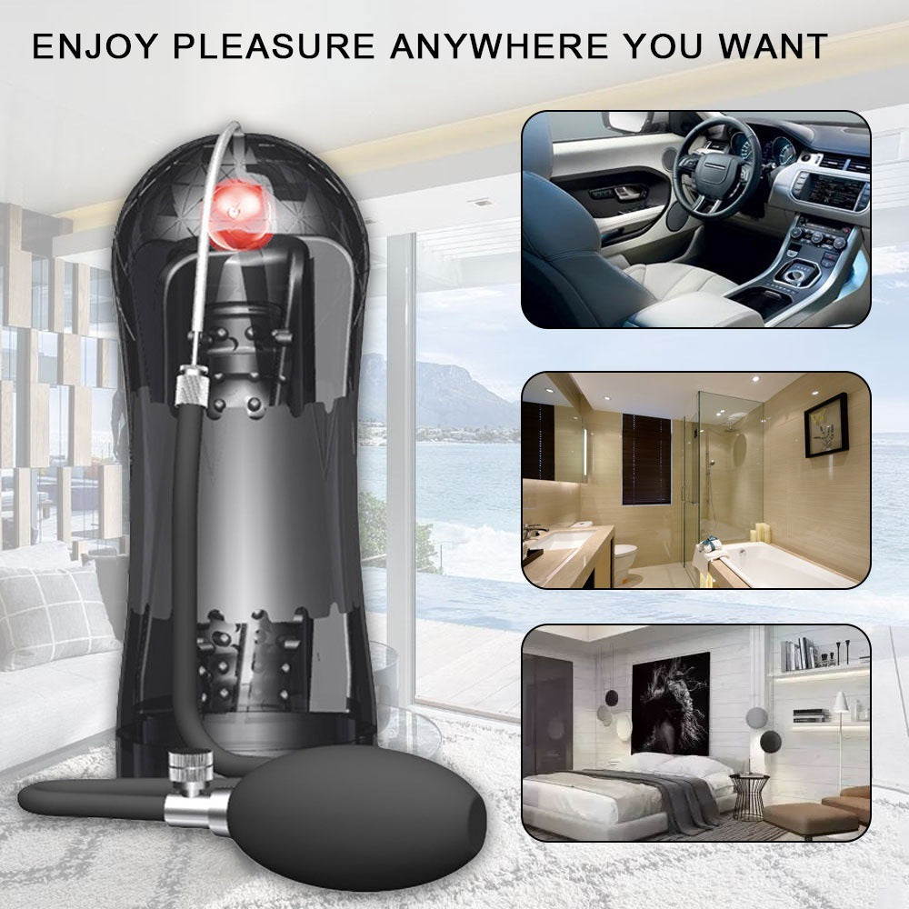 Multi-Channel Airbag Masturbation Cup - 10 Frequency Vibration-8