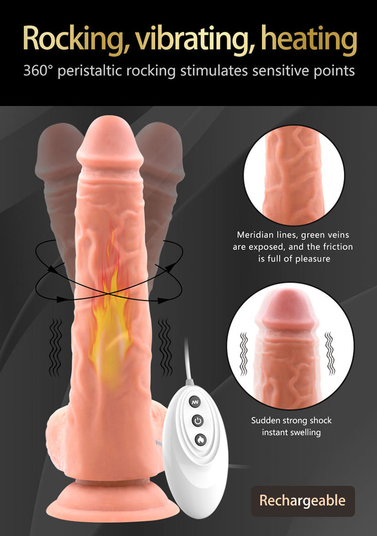 Remote Control Vibrating Dildos | Thrust Allovers Thrusting Dildos