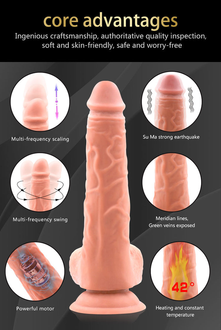 Remote Control Vibrating Dildos | Thrust Allovers Thrusting Dildos