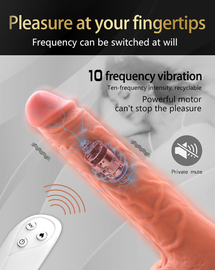 Remote Control Vibrating Dildos | Thrust Allovers Thrusting Dildos