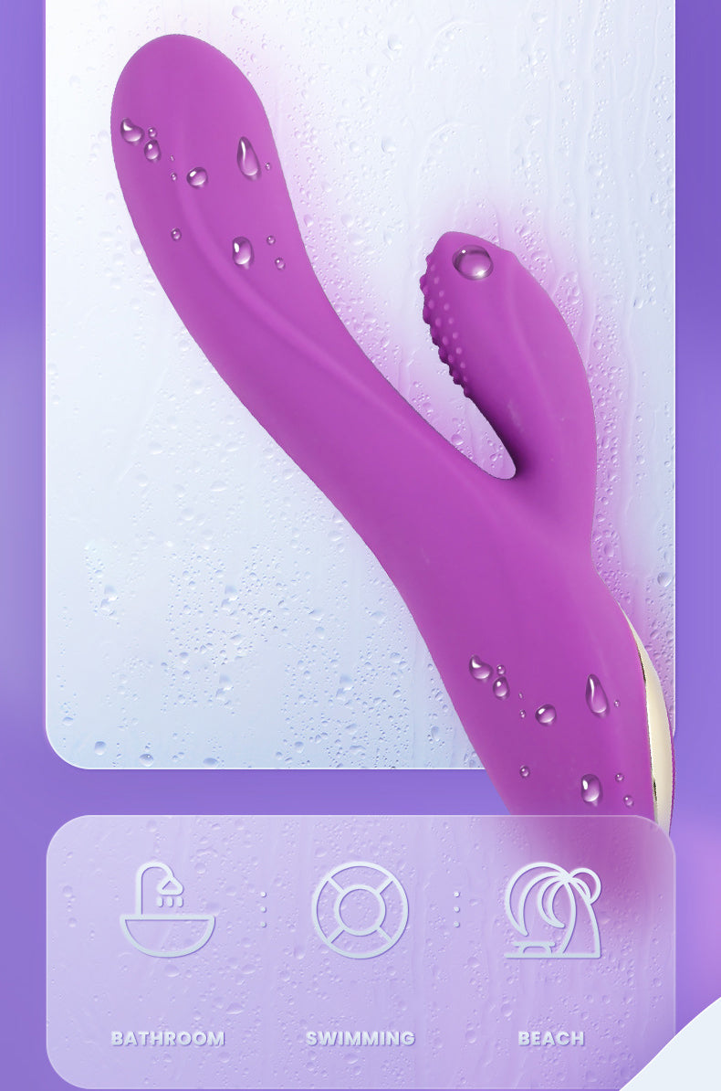 Silent Multifunctional Purple Vibrator G-Spot Vibrating Dildos