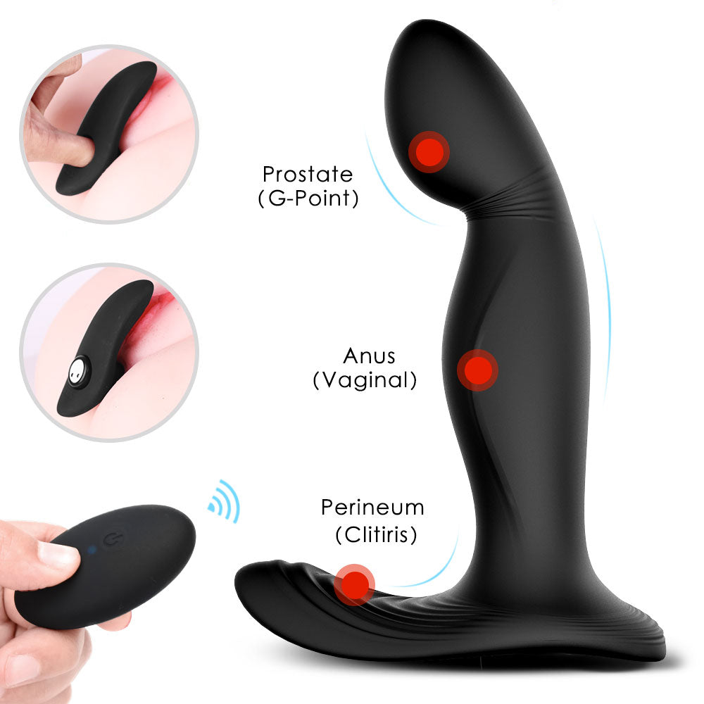 Prostate Massage Wireless Remote Control Vibrating Anal Plug