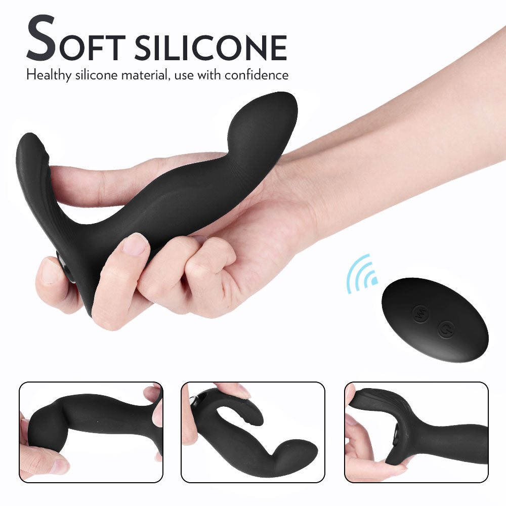 Prostate Massage Wireless Remote Control Vibrating Anal Plug