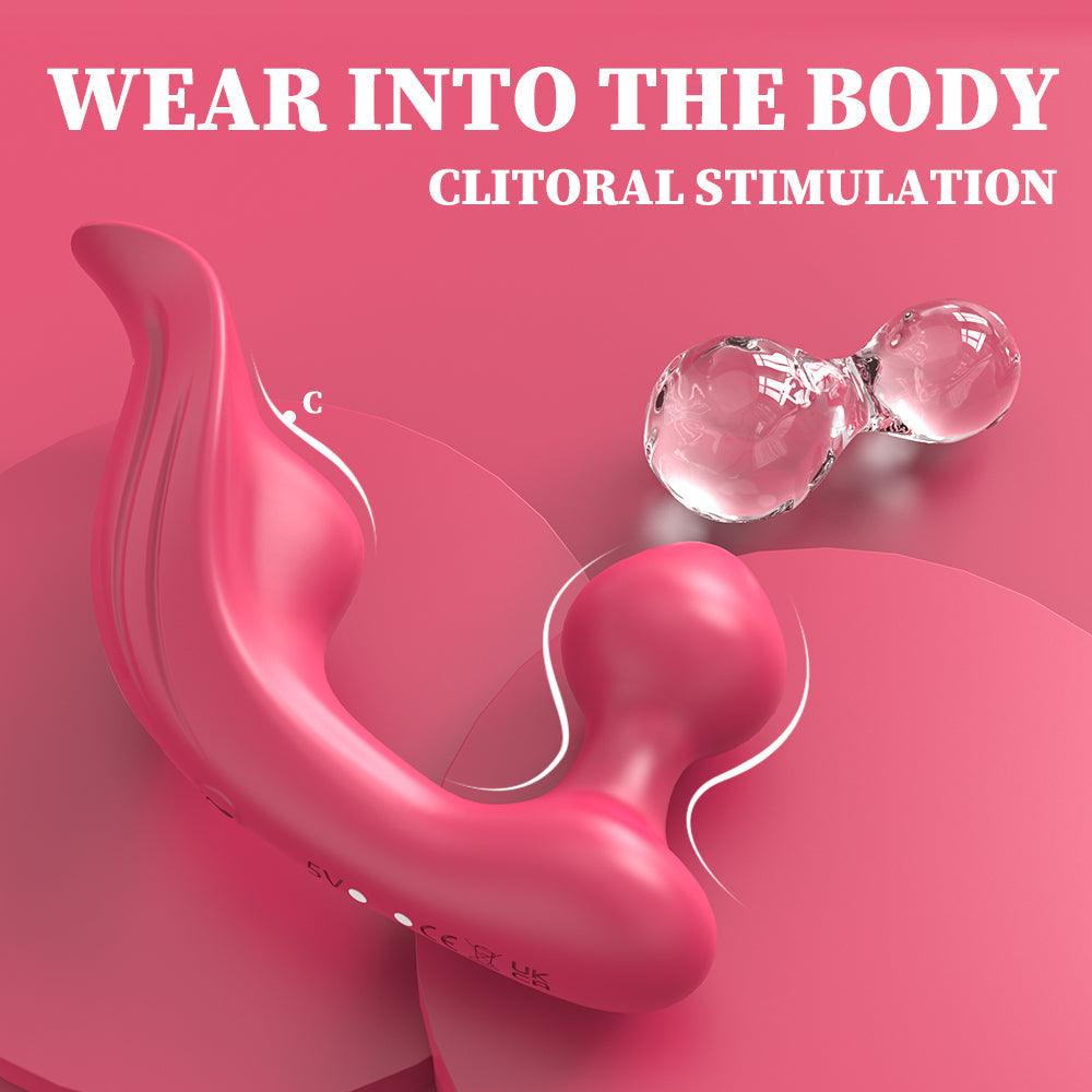 9 Band Couples Vibrator - Rechargeable Red Rose Vibrate Sex Toys