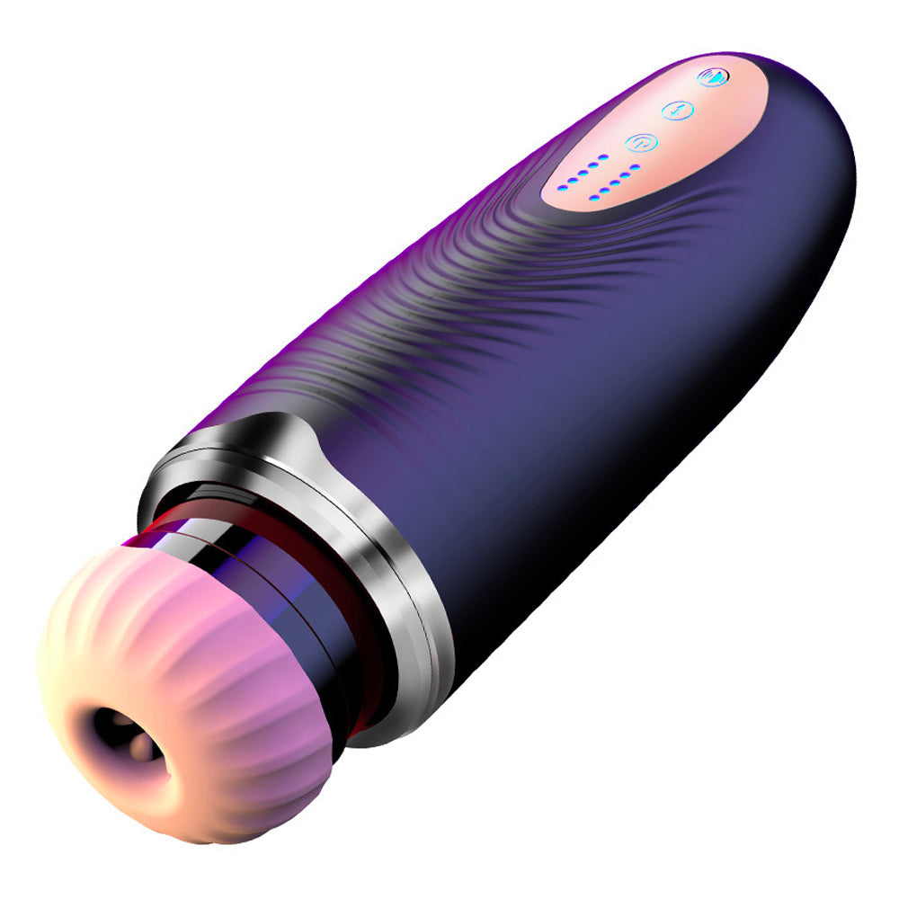 PowerWave Ⅲ 10 Vibration Sucking Modes Professional Male Masturbator with Textured Sleeve