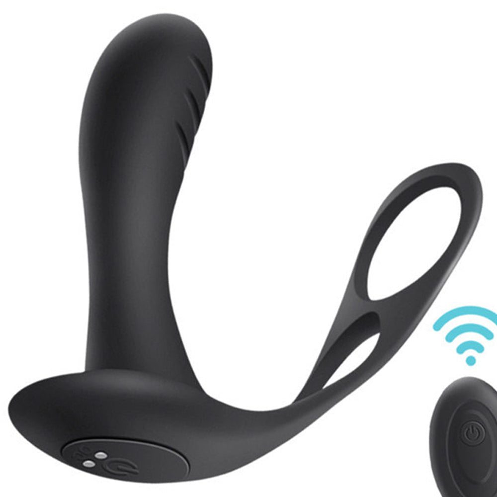 Showeggs 10 Vibration Speeds Thrusting Prostate Massager with Heating Function & Perineum Massage